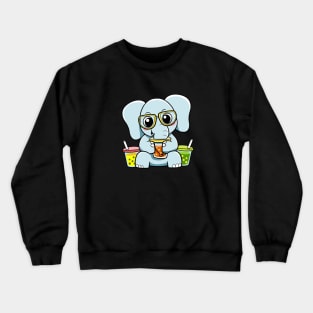 Boba Elephant Crewneck Sweatshirt